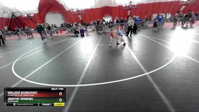 87 lbs Cons. Round 4 - Walker Borkovec, X-Factor Elite Wrestling vs Griffin Wineski, Wisconsin