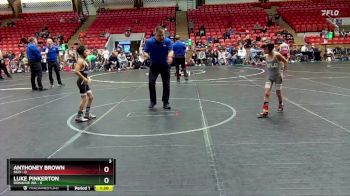 52 lbs Round 1 (4 Team) - Luke Pinkerton, Donahue WA vs Anthoney Brown, Silo