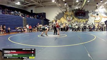 185 lbs Semifinal - Kaydence Minix, Prince George vs Teresa Fugal, Albemarle