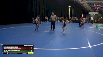 60 lbs Quarterfinal - Landon Bekaert, Heartland Wrestling Academy vs Tom Rausenberger, Pack732