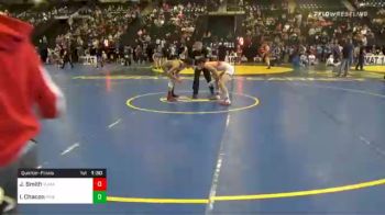 126 lbs Quarterfinal - John Smith, Yuma Wrestling vs Isaiah Chacon, Pine Creek High School