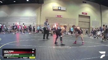 140 lbs Round 2 (4 Team) - Christian Koons, Death Squad vs Seth Toris, BadBass