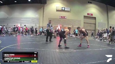 140 lbs Round 2 (4 Team) - Christian Koons, Death Squad vs Seth Toris, BadBass