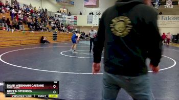 113 lbs Cons. Semi - David Weismann Castaneda, Forest Grove vs Griffin Steenson, Newberg