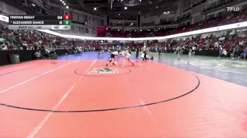 150 lbs 7th Place Match - Alexander Dance, Bishop Kelly vs Tristan Begay, Nampa