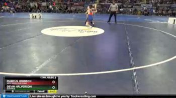 138 lbs Cons. Round 2 - Marcus Johnson, West Fargo Sheyenne vs Devin Halverson, Bismarck