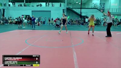 140 lbs Round 4 (6 Team) - Carter Soto, Dueling Bandits vs Carter Chlebove, Mat Assassins Red