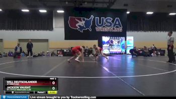 144 lbs Cons. Round 3 - Jackson Vaught, KT 3 Style Wrestling Club vs Will Deutschlander, 3F Wrestling