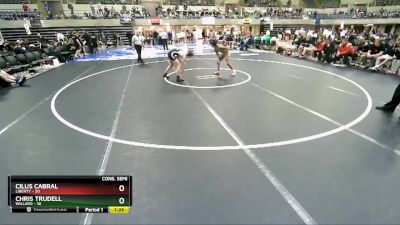 120 lbs Semis & 1st Wrestleback (8 Team) - Chris Trudell, Willard vs Cilus Cabral, Liberty