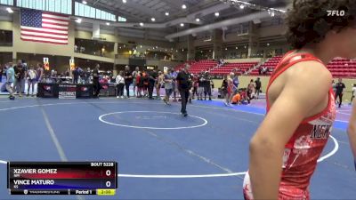 102 lbs Cons. Round 3 - Xzavier Gomez, NM vs Vince Maturo, KS