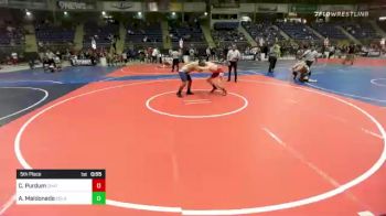 195 lbs 5th Place - Corbin Purdum, Chatfield Wrestling Club vs Adrian Maldonado, Colony High School