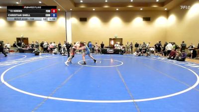 155 lbs Quarters - TJ Krebs, Pennsylvania vs Christian Snell, Connecticut