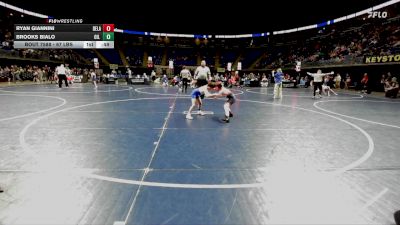 67 lbs Consy 3 - Ryan Giannini, Delaware Valley vs Brooks Bialo, Oil City