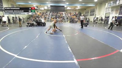 150 lbs Cons. Round 4 - Nathaniel Macalalad, Servite vs Elben Rodriguez, La Mirada