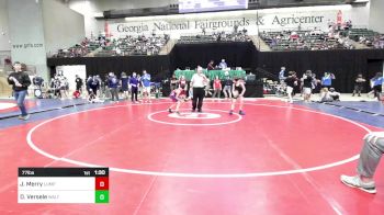 77 lbs Consi Of 4 - David Versele, Walton Takedown Club vs Joseph Merry, Lumpkin County Wresting