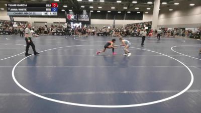 100 lbs Champ. Rd Of 32 - Yliani Garcia, Colorado vs Anna White, North Dakota
