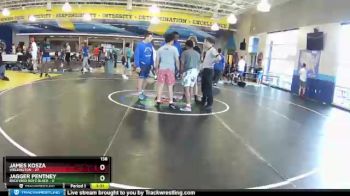 138 lbs Round 7 (8 Team) - Jagger Pentney, Backyard Boyz Black vs James Kosza, Wellington