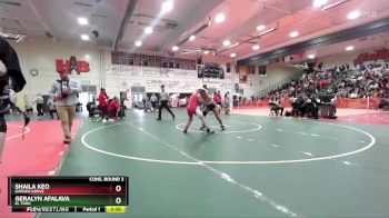 135 lbs Cons. Round 3 - Geralyn Afalava, El Toro vs Shaila Keo, Garden Grove