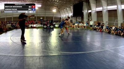 215 lbs Braylen Meeuwsen, Michigan Blue vs Adrian Fuchs, Minnesota Blue