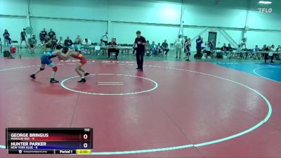 110 lbs Placement Matches (8 Team) - George Bringus, Missouri Red vs Hunter Parker, New York Blue