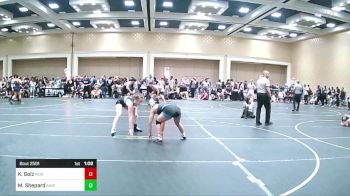 116 lbs Round Of 16 - Kylee Golz, Reign WC vs Mia Shepard, Aniciente TC