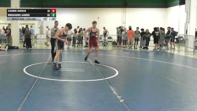 150 lbs Consi Of 16 #1 - Caden Judice, PA vs Benjamin James, OH