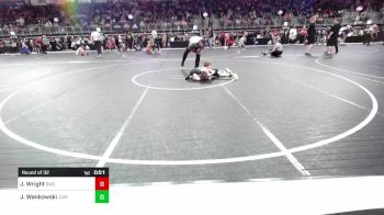 53 lbs Round Of 32 - Jaxson Wright, Bartlesville Wrestling Club vs Jax Wankowski, Fort Zumwalt Wrestling Club