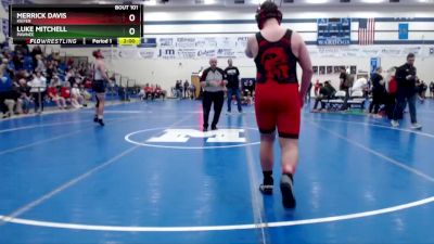 190 lbs Quarterfinal - Luke Mitchell, Pawnee vs Merrick Davis, Kiefer