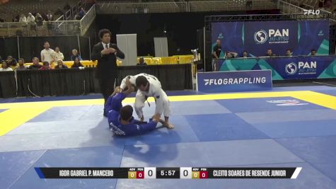 Igor Gabriel P. Mancebo vs Cleito Soares De Resende Junior 2025 Pan Jiu Jitsu IBJJF Championship