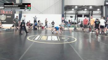 90 lbs Rr Rnd 6 - Brooklyn Murray, DoughBoy WC - BHS vs Macklen Marksbury, Michigan Premier Red - BHS