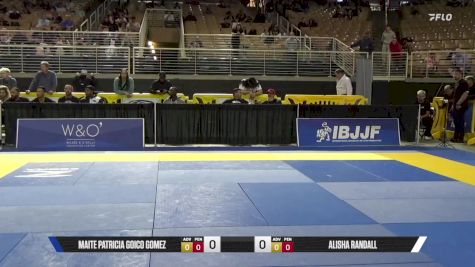 Alisha Randall vs Maite Patricia Goico Gomez 2025 Pan Jiu Jitsu IBJJF Championship