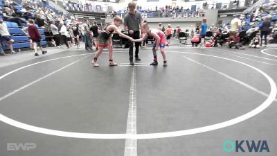 85-90 lbs Rr Rnd 5 - Reed Stephenson, Chandler Takedown Club vs Kord Walker, Hinton Takedown Club