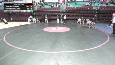 140 lbs Semifinal - MiHeaven Evans, Chester vs Victoria Williams, R.B. Stall