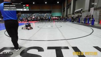64 lbs Consolation - Joshua Sawyer, Mat Demon Wrestling Club vs Cooper Corbett, Roundtree Wrestling Academy