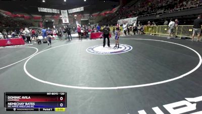 120 lbs Cons. Round 2 - Dominic Avila, California vs Nemechay Bates, Del Norte Wrestling Inc.