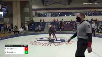 285 lbs Semifinal - Trevor Gallagher, Gettysburg vs Layton Schmick, Carlisle