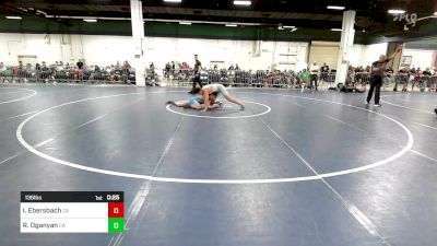 136 lbs Consi Of 16 #2 - Isaiah Ebersbach, CA vs Robert Oganyan, CA