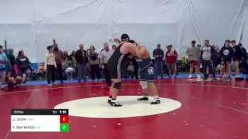 285 lbs Semifinal - Jason Usow, York vs Frank Barrientos, Chambersburg