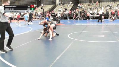 128-H lbs Semifinal - Matty Ortega, Yale Street vs Adam Khan, Savage Wrestling Academy
