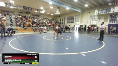 126 lbs Cons. Round 2 - Ruben Gonzales, Los Alamitos vs Ian Diaz, Troy