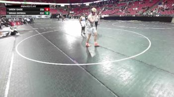 D3-285 lbs Cons. Round 1 - Drew Gage, Stratford vs Brian Ortega, Ken. St. Joseph Cath. Ac.