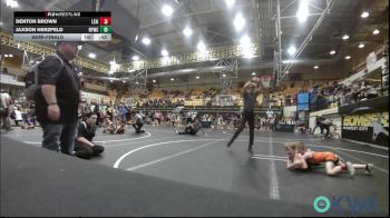 52 lbs Final - Denton Brown, Lexington Wrestling Club vs Ryker Green, Lions Wrestling Academy