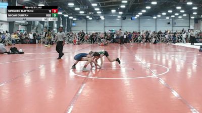 68 lbs Round 2 - 10:45am Saturday - Spencer Mattson, Team Ohio vs Micah Duncan, Westshore D.S.