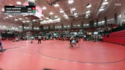 145 lbs Champ. Round 1 - Haley Sheppard, Hurst Bell vs Emersyn Burns, Weatherford