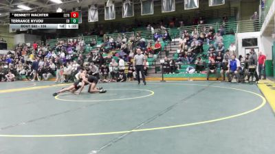 106 lbs Quarterfinal - Terrance Nyudu, Springboro vs Bennett Wachter, Elyria