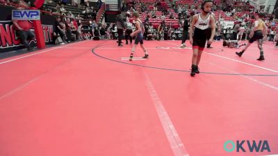 58 lbs Semifinal - Treble Castor, Woodward Youth Wrestling vs Chevy Plank, Maize Wrestling Club