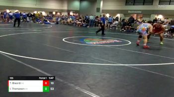 195 lbs Placement Matches (16 Team) - Thomas Bisordi, Bandits vs Ian Thompson, Indiana Smackdown Black