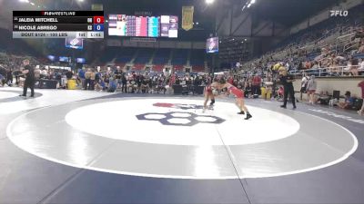 100 lbs Cons. Rd Of 32 - JaLeia Mitchell, OH vs Nicole Abrego, KS