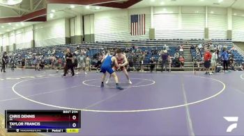 132 lbs Cons. Round 2 - Chris Dennis, PA vs Taylor Francis, IL