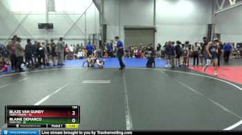 120 lbs Round 3 (4 Team) - Blaze Van Gundy, Terps Xtreme vs Blaine DeMarco, Team 922